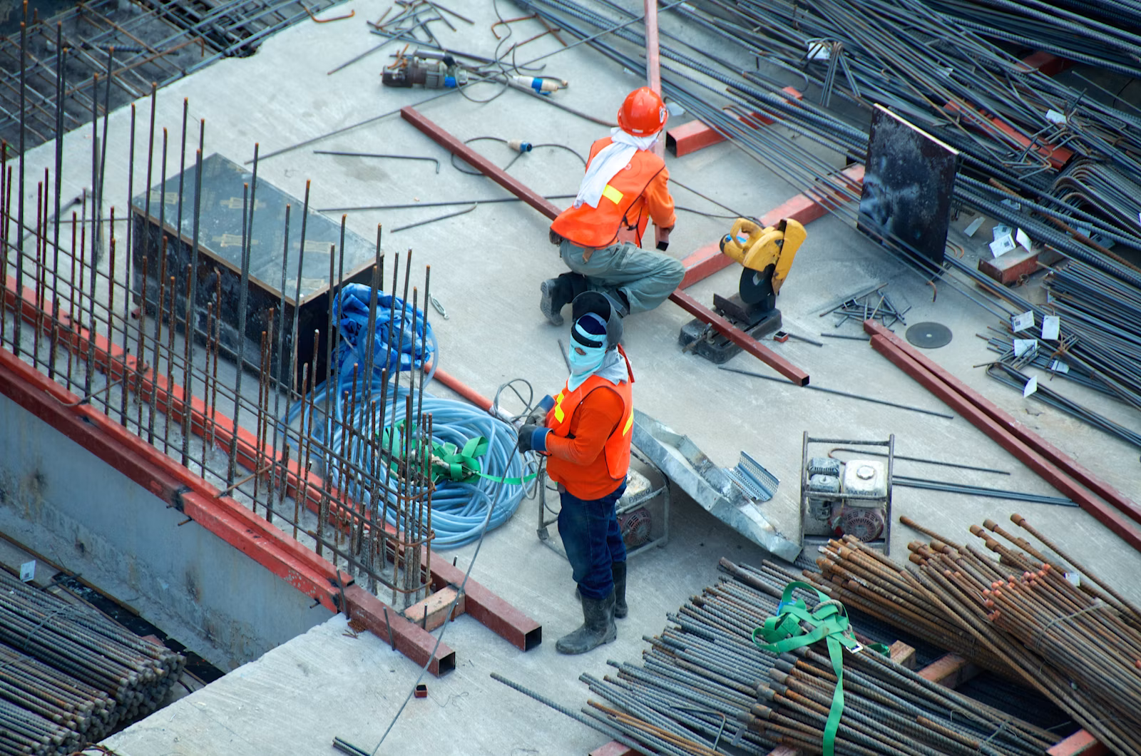 Active construction site under JobSite Shield security protection